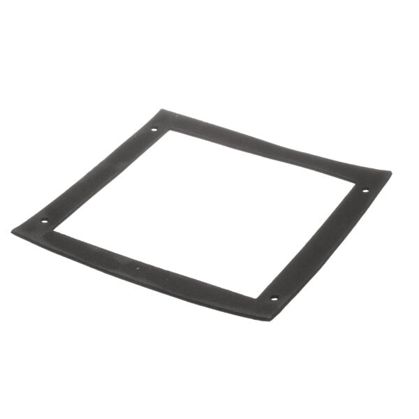 A black square Cleveland gasket with holes.