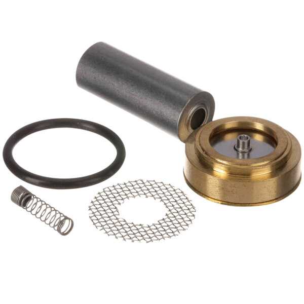 A Hobart solenoid repair kit with metal parts.