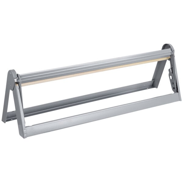 A Bulman paper cutter with a metal frame.