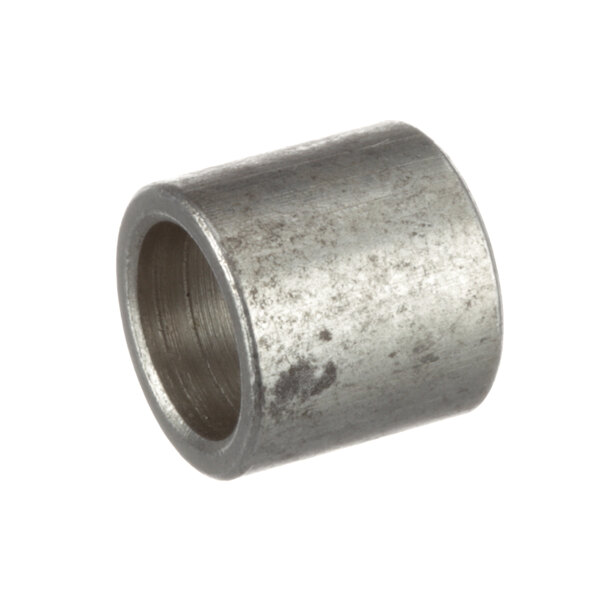 A close-up of a Blakeslee sleeve bushing, a metal cylinder.