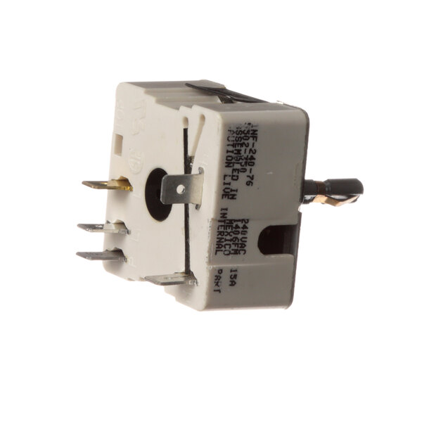 A white square BevLes infinite switch.