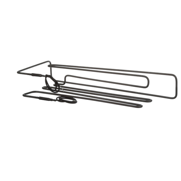 Long thin black rods on a white background.