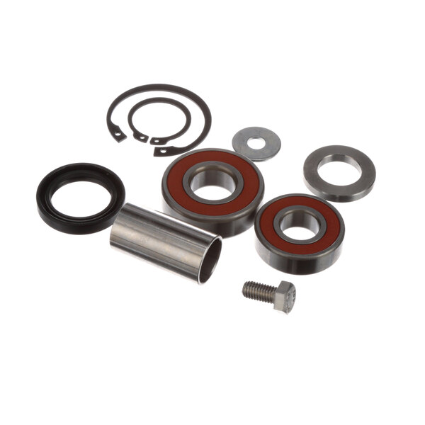 A close-up of a Sammic shaft bearing assembly.