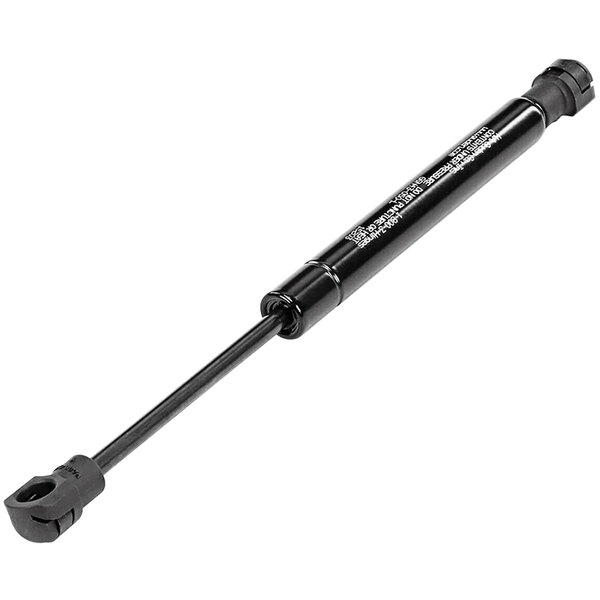 A black metal cylinder with a handle on it.