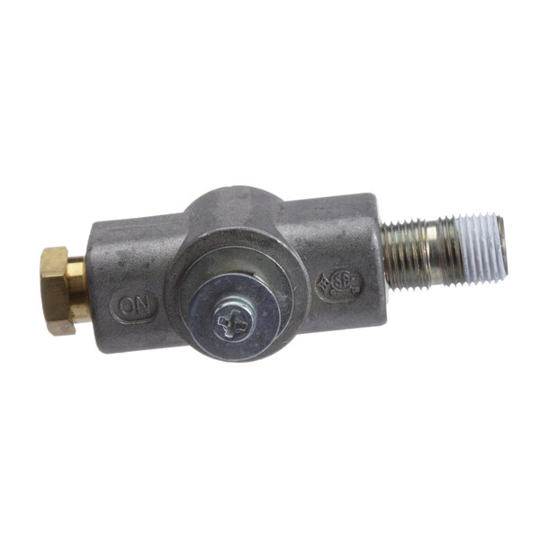 A Montague Pilot Adjustment Valve with a threaded nut.