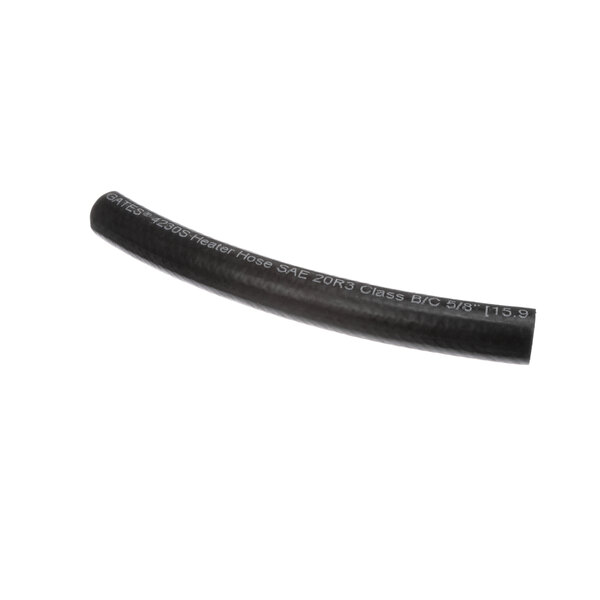 A black flexible Henny Penny rubber hose.
