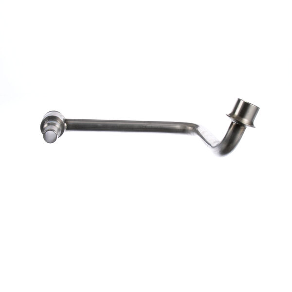 A stainless steel Pitco pickup tube with a nut on it.