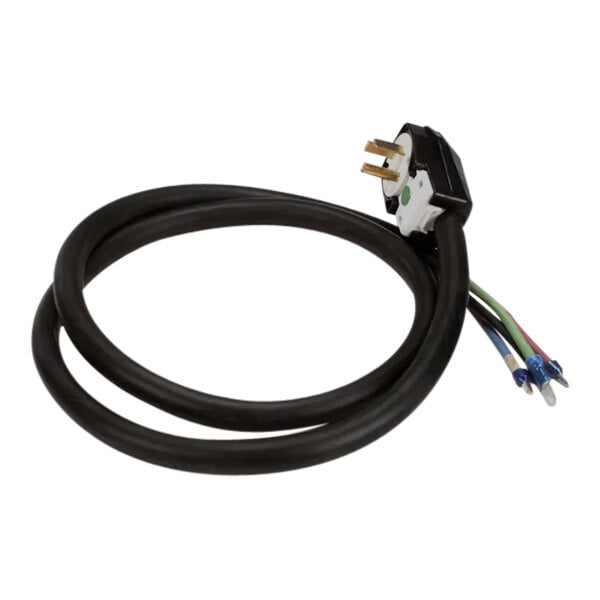 A US Range power cord assembly with a black cable and plug.