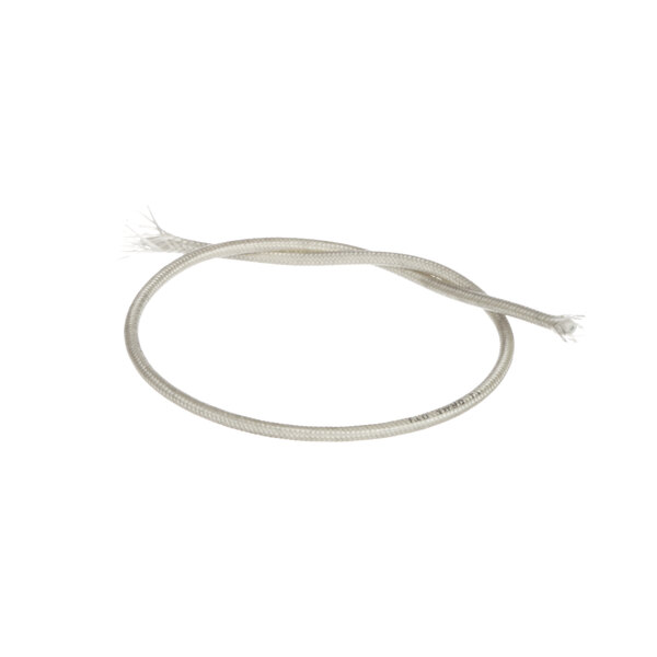 A close-up of a white Delfield heater wire with a white handle.