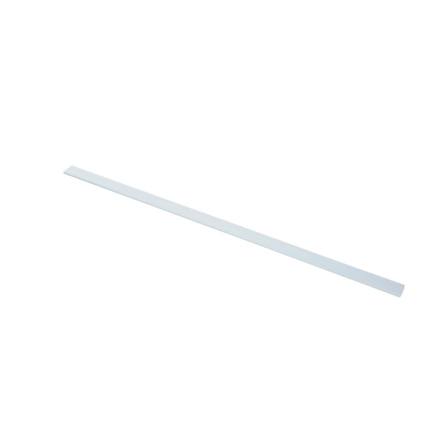 A long white rectangular plastic strip.