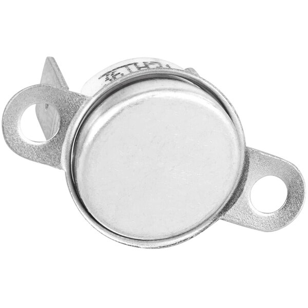 A close up of a silver metal Groen NT1079 Hi-Limit/Element.