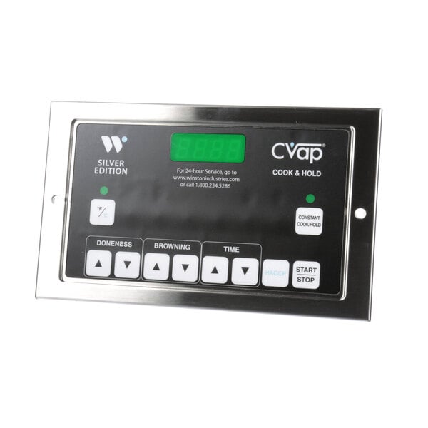 The black and silver Winston Industries Inc. Longhorn Control Bd with a digital display.