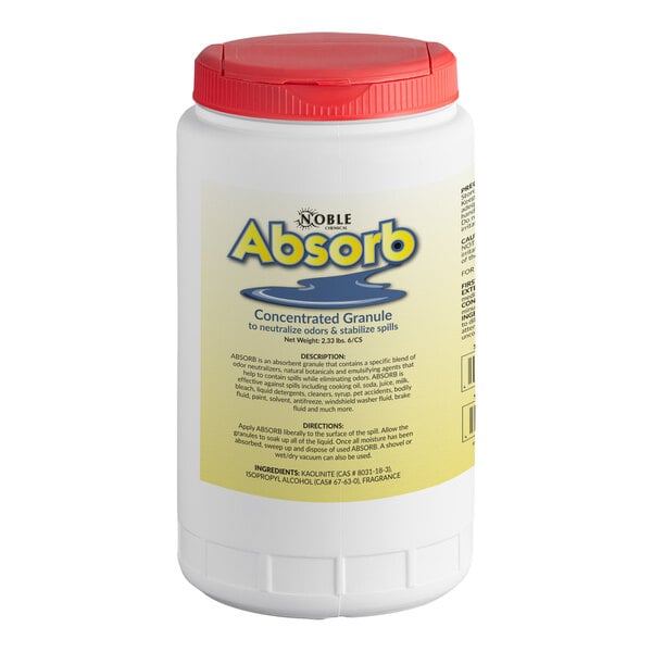 Noble 2 lb. / 32 oz. Absorb Ready-to-Use Odor Neutralizer lb. / Spill Stabilizer - 6/Case