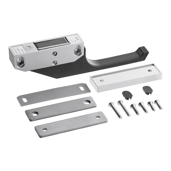 A Metro Handle with screws and hardware.