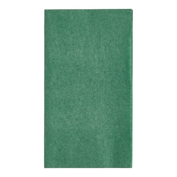 Choice 15" x 17" Hunter Green 2-Ply Paper Dinner Napkin - 100/Pack