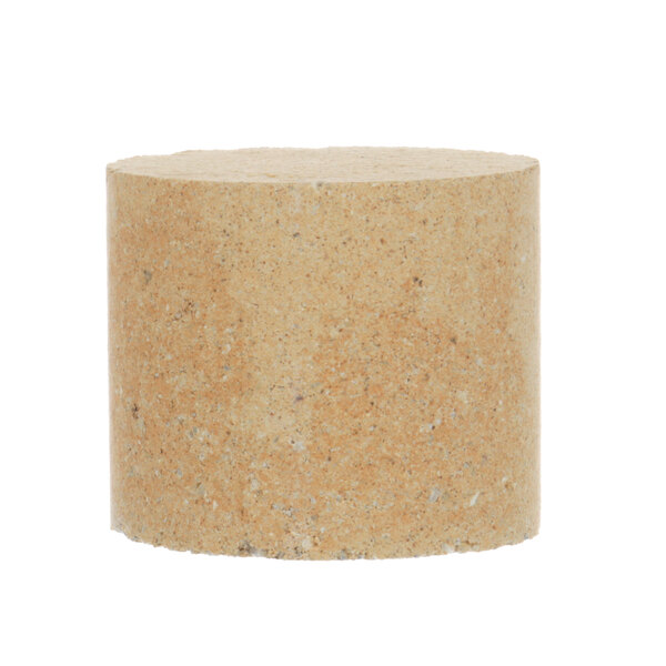 A close-up of a US Range Alundum Support cylinder.