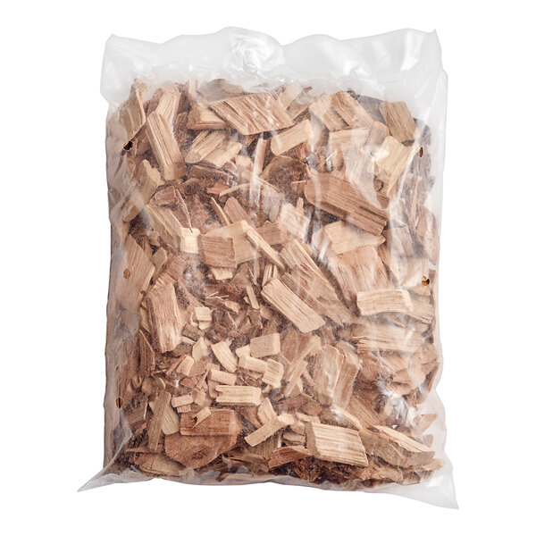 A white bag of Alto-Shaam hickory wood chips.