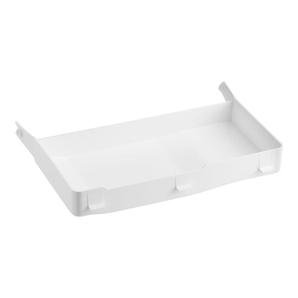 A white plastic container with handles.