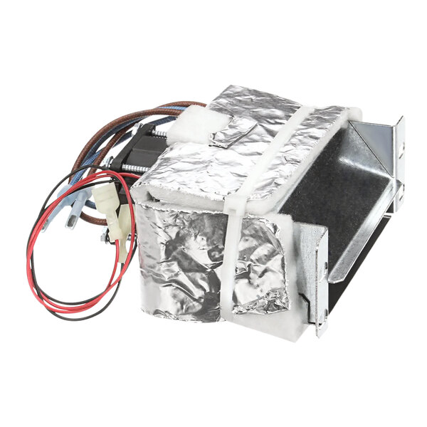 A Merco heating assembly with wires.