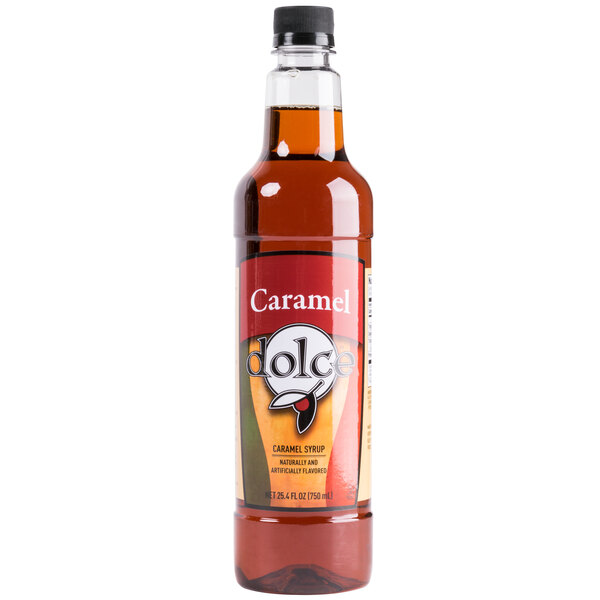 caramel coffee syrup with pump