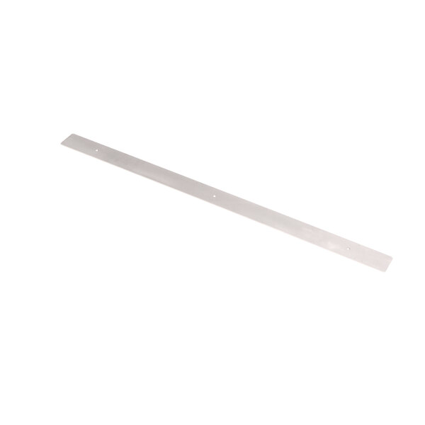 A long white rectangular plastic strip.