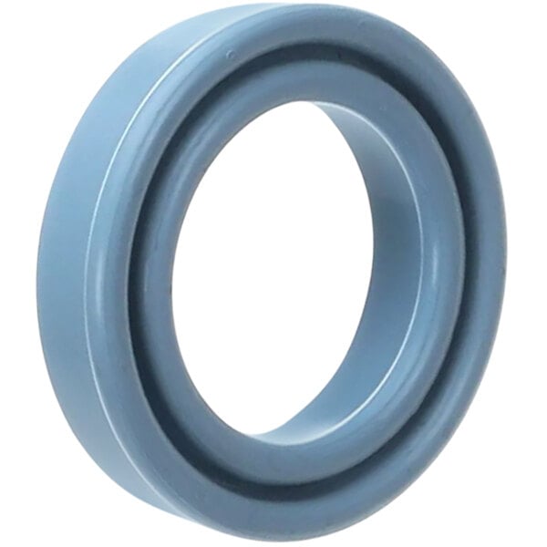 A blue rubber Cornelius Viper rotary seal.