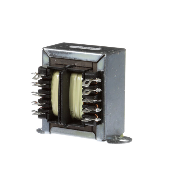 A black rectangular Middleby Marshall transformer with two wires.