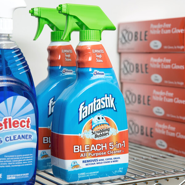 SC Johnson Fantastik 32 oz. Scrubbing Bubbles All Purpose Spray Cleaner