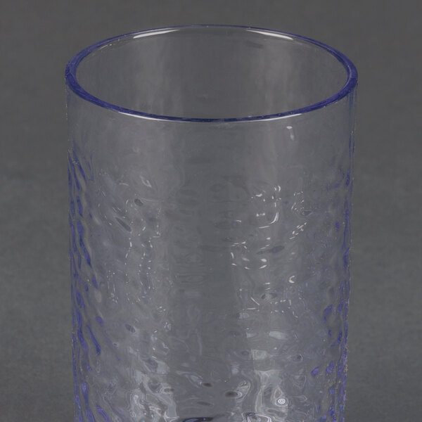Carlisle 550907 Pebble Optic 9 5 Oz Clear San Plastic Tumbler 24 Case