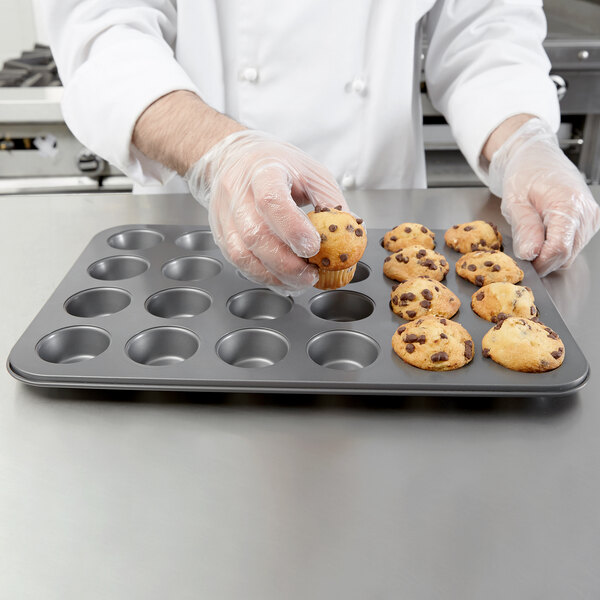 Details about   New Commercial II Muffin & Cupcake Pans Bakeware 2"  24 Count 15-3/4" x 11-3/16" 