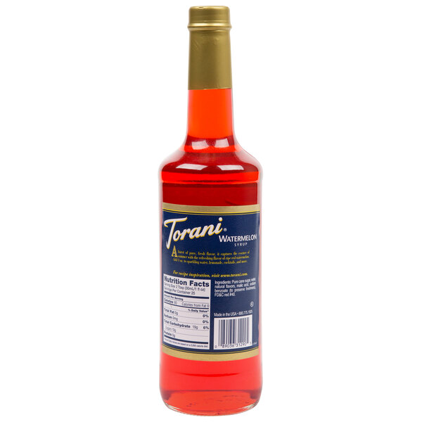 Torani 750 mL Watermelon Flavoring / Fruit Syrup