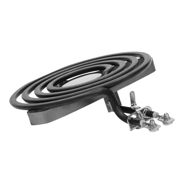 A US Range surface element with a black coil and black metal ends.