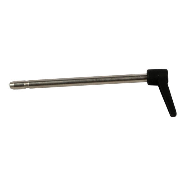A metal shaft lever with a black handle, designed for use with Sammic equipment.