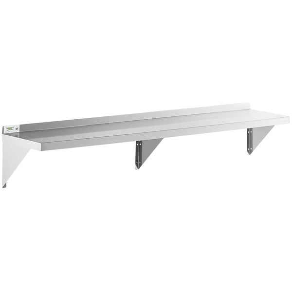 Stainless Steel Commercial Wall Mounted Shelf 18X84 