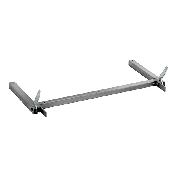 An American Range metal frame with two metal parts and a long metal bar.