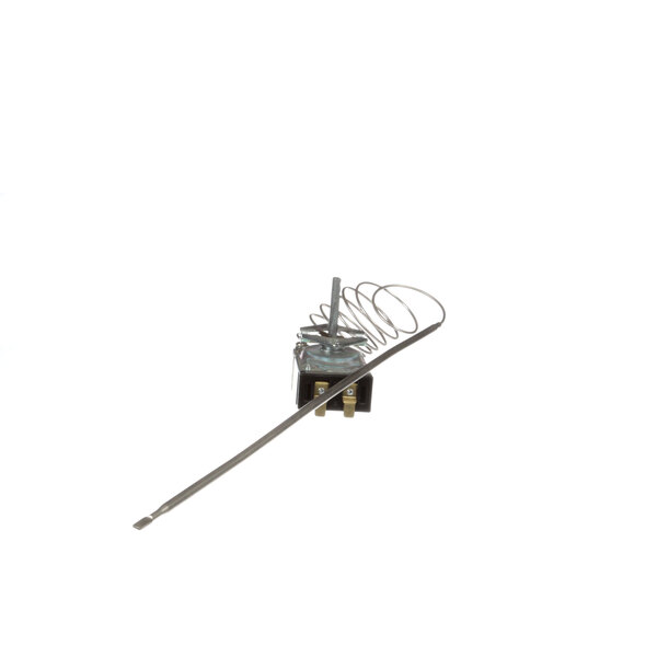 A Jade Range thermostat with a wire and small metal spring.