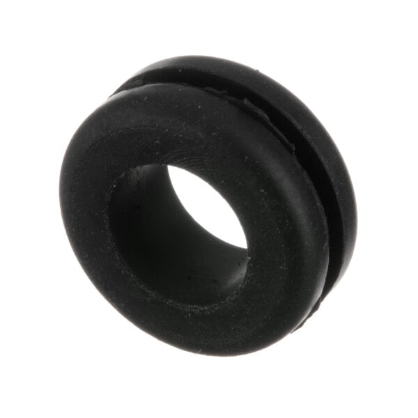 A close-up of a black Metro Sensor Cable Grommet.