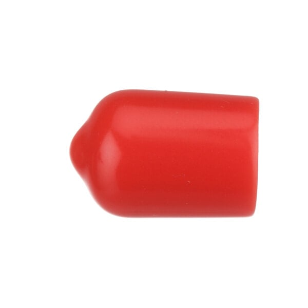 A red plastic cap for Randell leg kits.