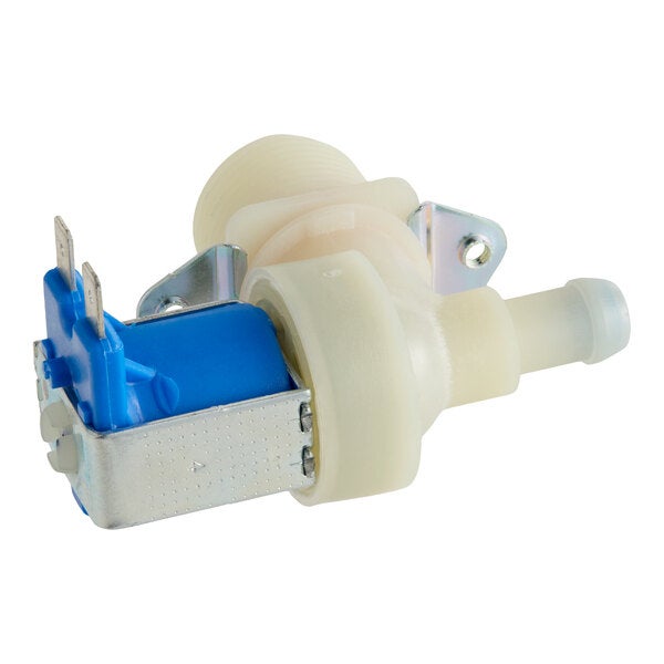 A plastic and metal water valve component with electrical connectors, used in Hoshizaki equipment.