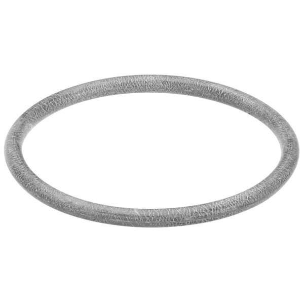 A grey oval Cornelius O-Ring on a white background.