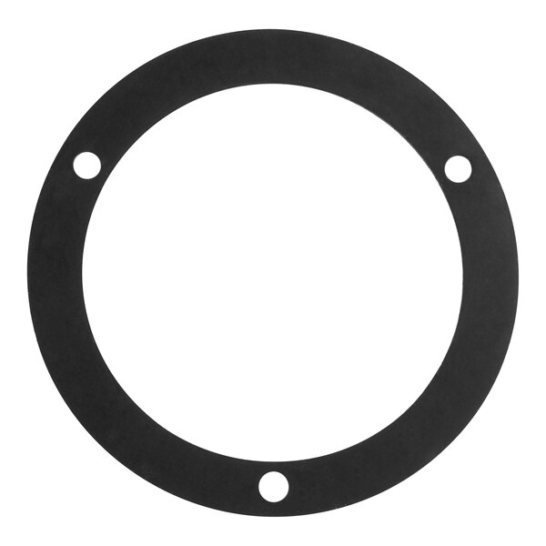 A black Henny Penny gasket with holes.