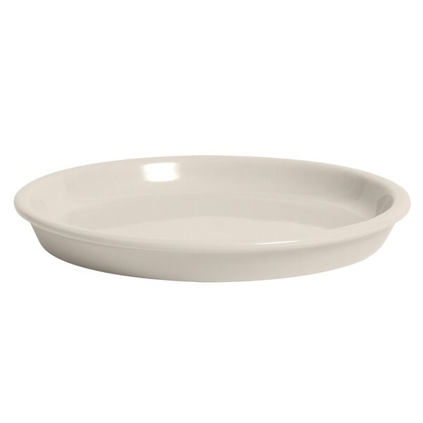 Tuxton BEA-0747 TuxCare Healthcare 7 1/2" Eggshell China Entree Plate - 12/Case