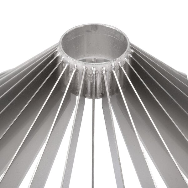 A close-up of a silver metal Nemco blooming onion cutter blade assembly.