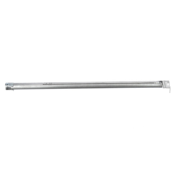 A metal rod with screws on it.