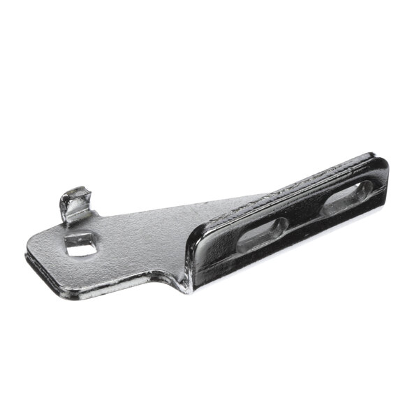 A close-up of a Kelvinator bottom left hinge bracket.