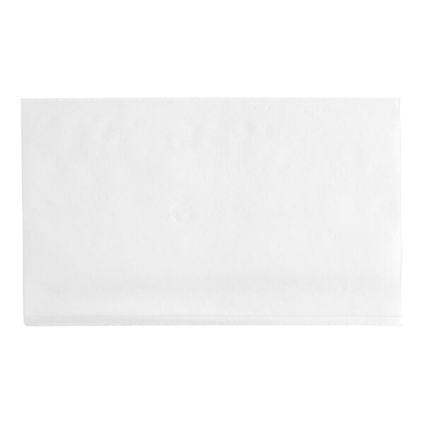 A rectangular white filter paper sheet.