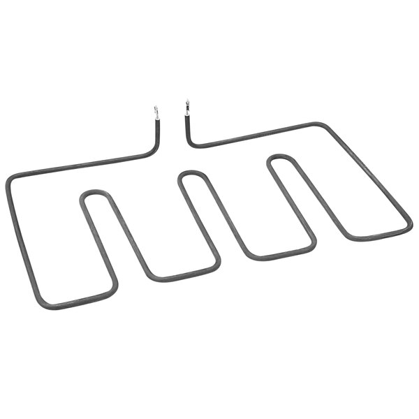 A white heating element for a Garland range.