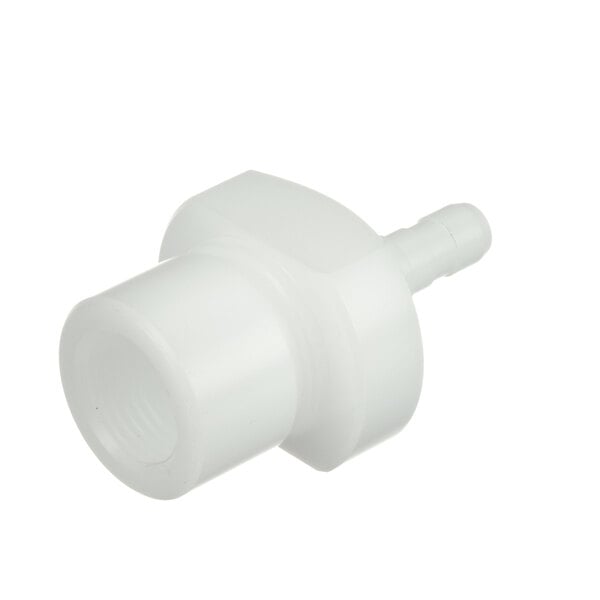 A white plastic Franke safety valve fitting.