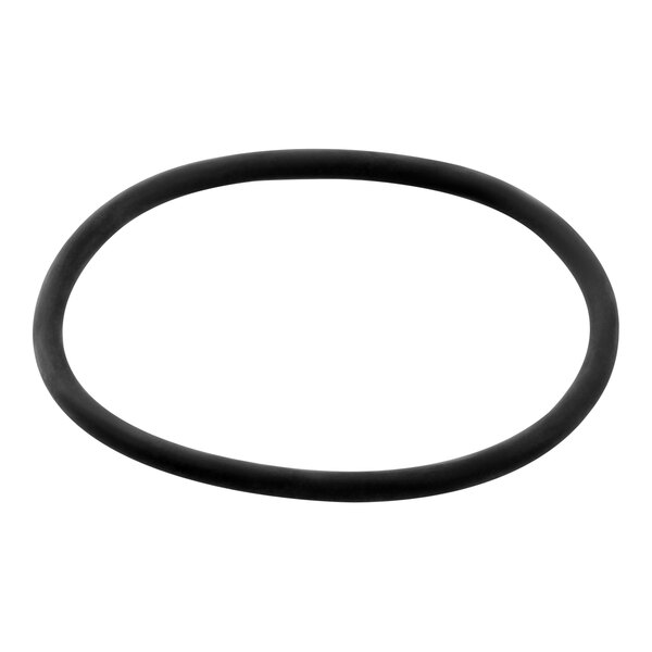 A black rubber o-ring.