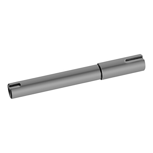 A metal tube with a long handle.